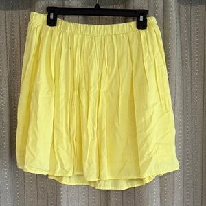 Old Navy A-Line Yellow Skirt